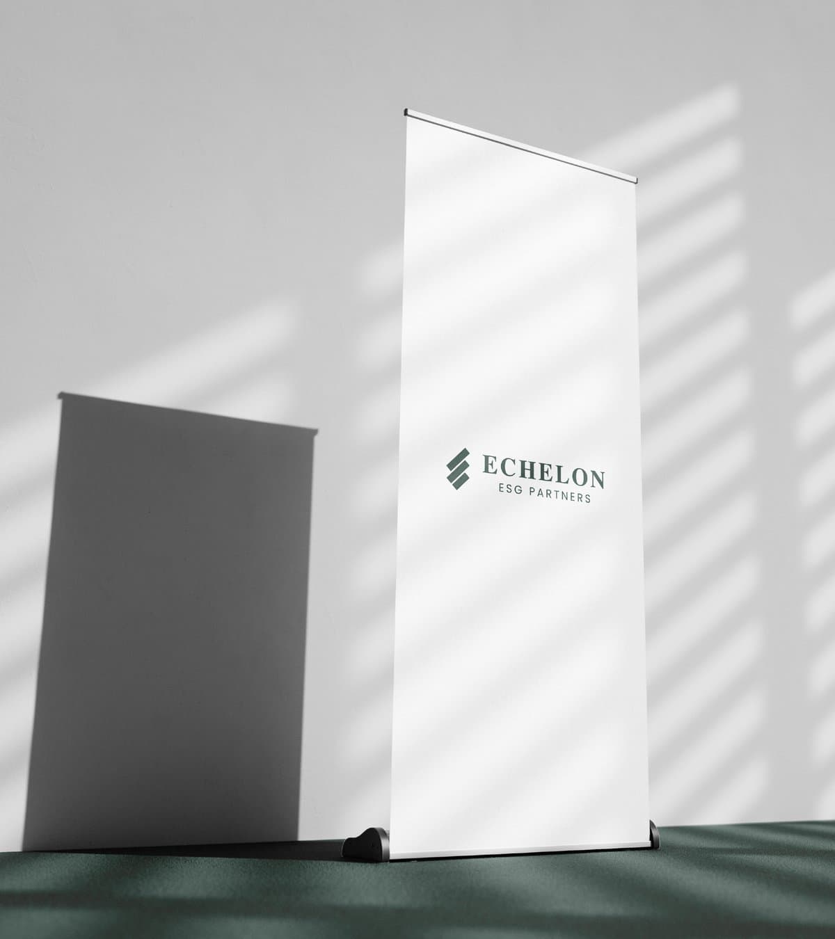 Echelon roll-up banner mockup